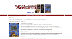Desktop Screenshot of matoul-automatique.be